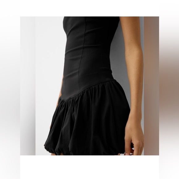 Black Bubble Dress - Picture 2 of 4